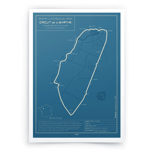 Poster | Track Le Mans