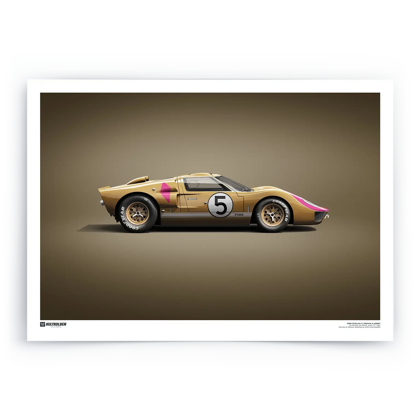 Poster | GT40 Ronnie