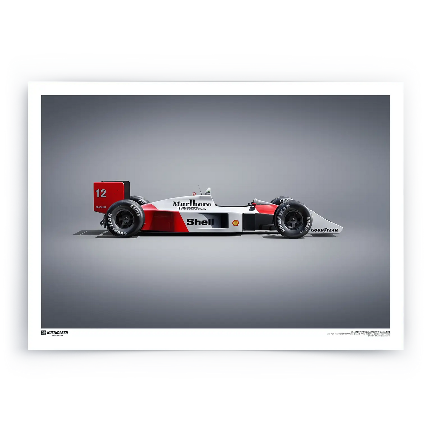 Poster | MP4/4 Ayrton